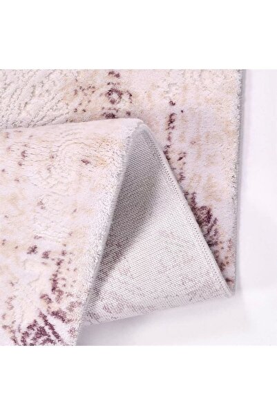 İpek Halı Ipek Mekik Halı Blossom 13450 Krem Lila Salon Halısı