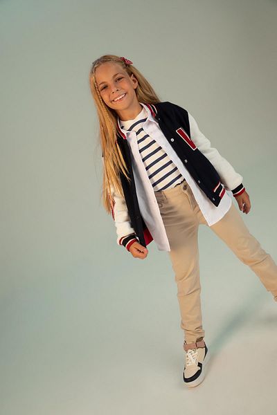 DeFacto Κοριτσίστικο Slim Fit Back To School Παντελόνι K9028a622au