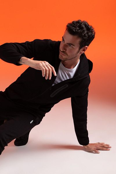 DeFacto Fit Standard Fit Hooded Sustainable Ζακέτα με φερμουάρ