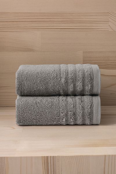 COTTONMANIA Lapis 404 - New Trend, комплект кърпи Premium от 2 части, 50x90 см