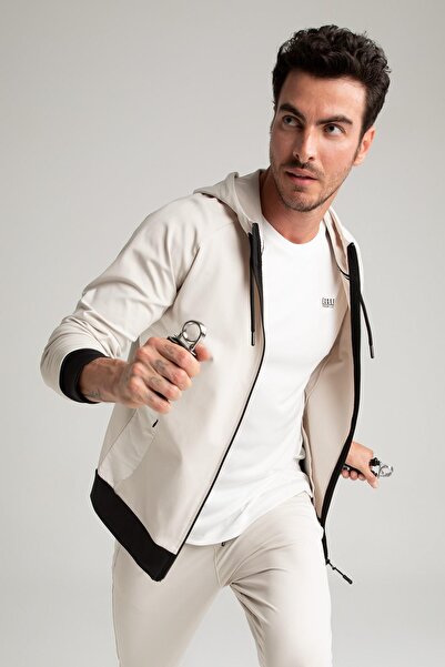 DeFacto Fit Slim Fit Skuba Diving Fabric Cardigan