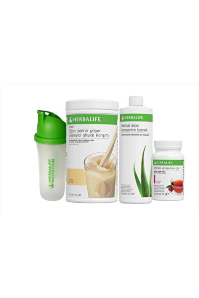 Herbalife Başlangıç Seti 1 Ad. Vanilya Shake 1 Ad. Aloevera 1 Ad. Ahududu Çay...