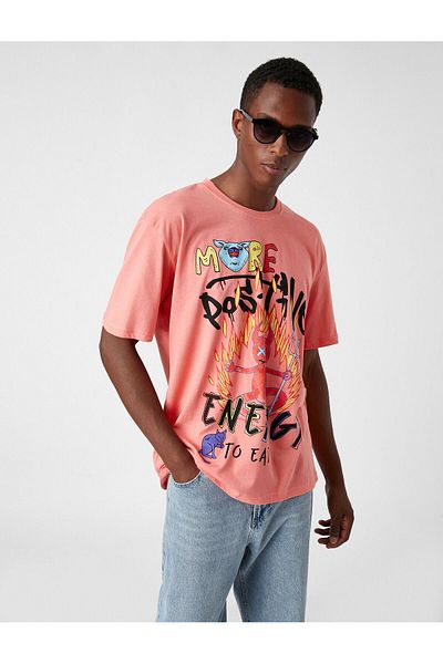 Koton Oversize Printed T-Shirt