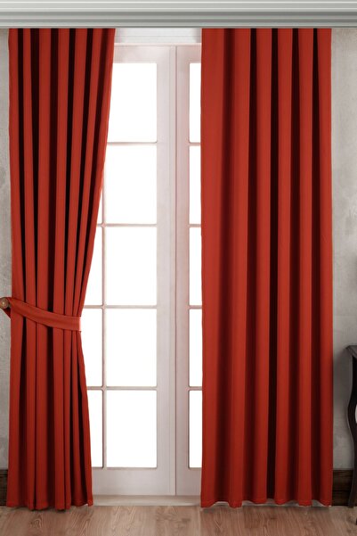 Karesi Blackout Karartma Güneşlik Fon Perde Pilesiz Tek Kanat