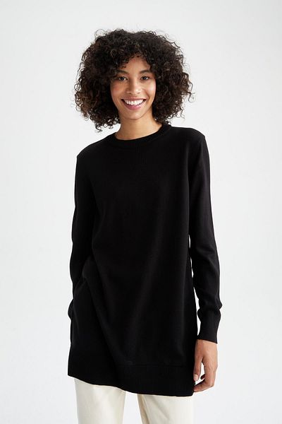 DeFacto Regular Fit Basic Extra Soft για πουλόβερ πουλόβερ