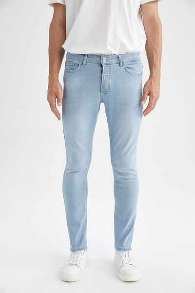 DeFacto Pantaloni de jeans Pedro Slim Fit cu talie normală