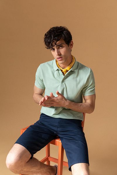 DeFacto Μπλουζάκι Regular Fit Polo 100% βαμβακερό
