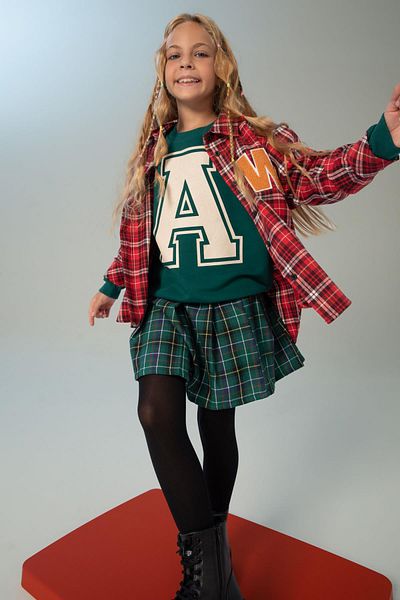 DeFacto Girl's Crew Neck Sweatshirt