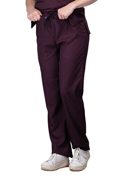 Sarıçiyil Üniforma Doktor Hemşire Forması Scrubs Tek Alt Likralı Pantolon (ka...