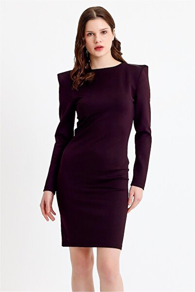 JAHR MARC فستان أسود قصير مبطن