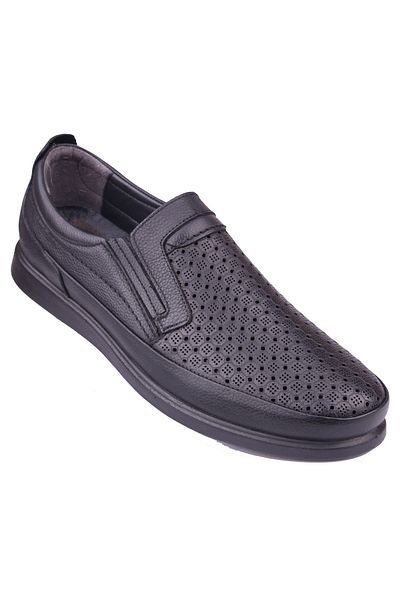 DETECTOR Genuine Leather Orthopedic Comfort Large Size Casual Men's Shoes Syl155-11sk