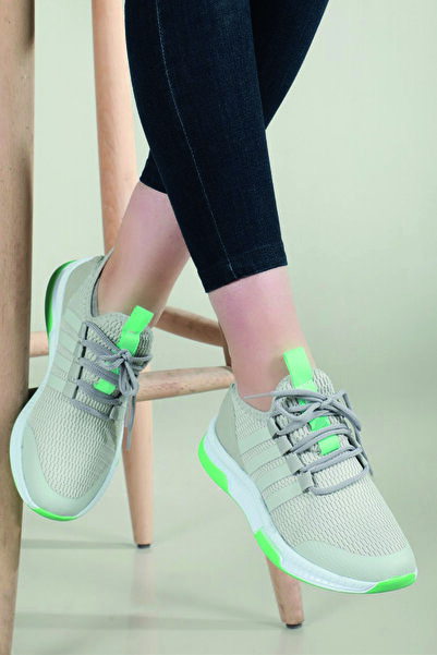 FLY STEP Tricotaj gri Pantofi sport Pantofi pentru alergare și mers pe jos