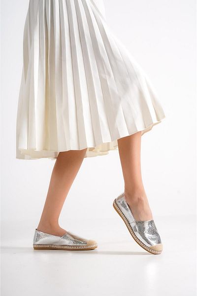 Capone Outfitters Capone Silver Damen-Espadrille