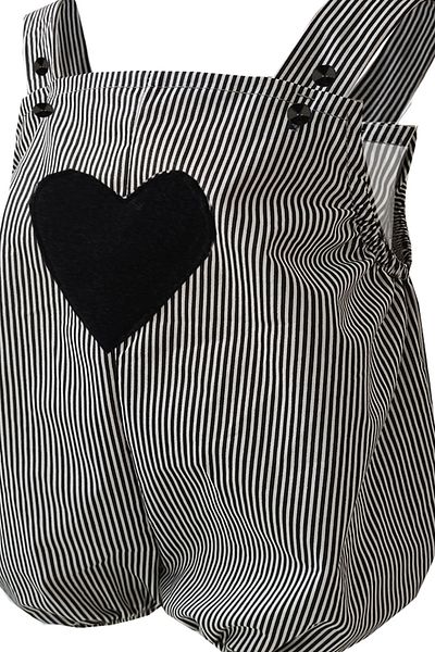Shecco Babba Shorts Jumpsuit Bandana Black and White, Baby Girl Birthday Jumpsuit, Baby Jumpsuit Models
