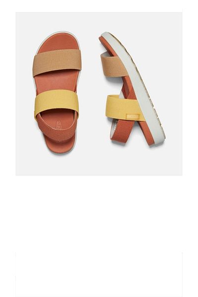 Keen Elle Backstrap - Women's Sandals - Orange/yellow