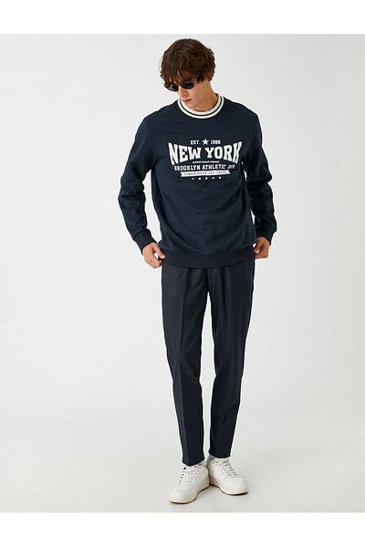 Koton Základní plisované kalhoty Skinny Leg