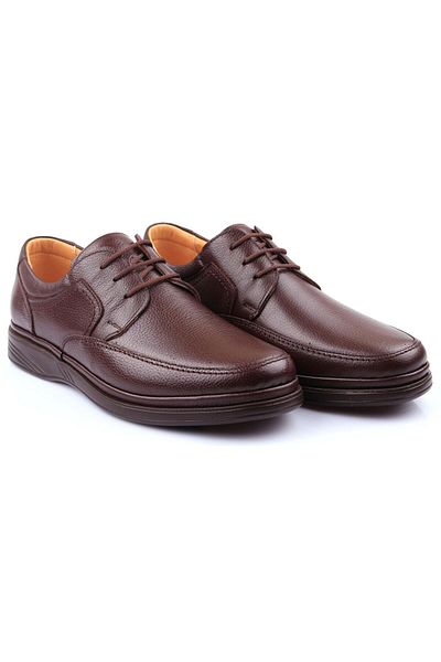 DETECTOR Inner Outer Genuine Leather Ultra Orthopedic Large Size Casual Men's Shoes 701-10