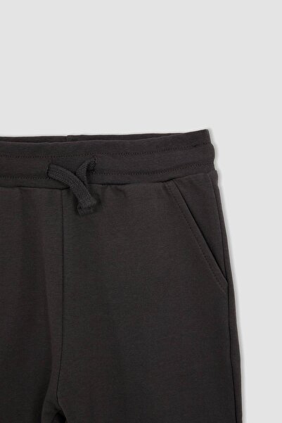 DeFacto Erkek Çocuk Slim Fit Basic Baskılı Jogger Eşofman Alt