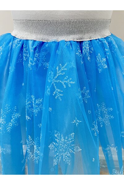 Esterella Κορίτσι/ Θέμα Frozen Elsa/ Μπλε φούστα Tutu/Φούστα επίδειξης