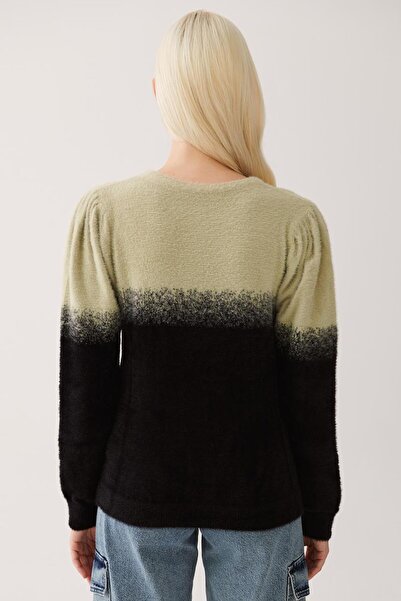 Perspective Dámská pletená halenka Illas Black Ecru Color