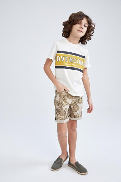 DeFacto Chlapecké kraťasy Gabardine Regular Fit