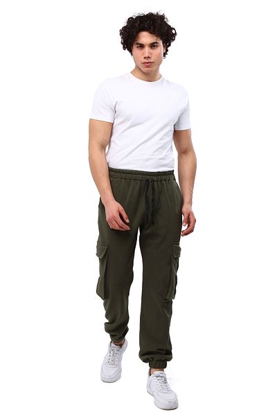 AUST JEANS Ανδρικά ρούχα Aust Loose Fit Cargo Pocket Style Ανδρικά Φούτερ