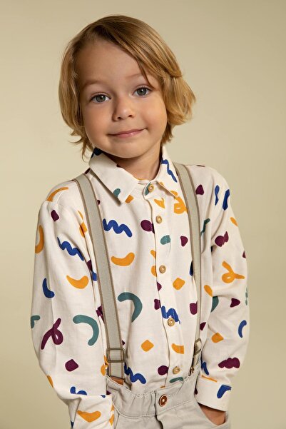 DeFacto Baby Boy Shirt Collar Twill Long Sleeve Shirt