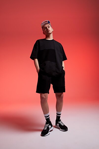 DeFacto Coool Oversize Fit Bisiklet Yaka Kısa Kollu Pamuklu Tişört