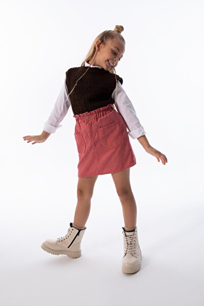 DeFacto Lány papírzacskó bársony szoknya