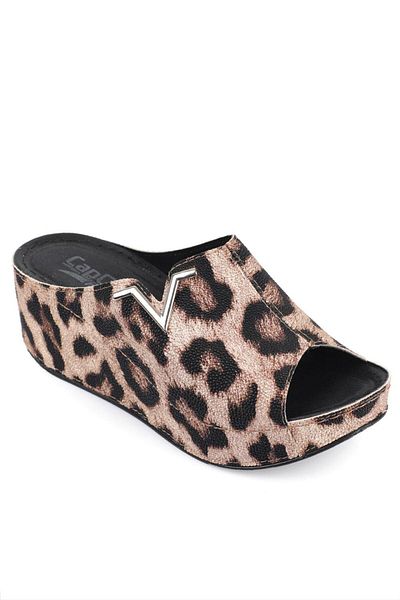 Capone Outfitters Dámské pantofle Capone 6145 Pıtır s přezkou na platformě