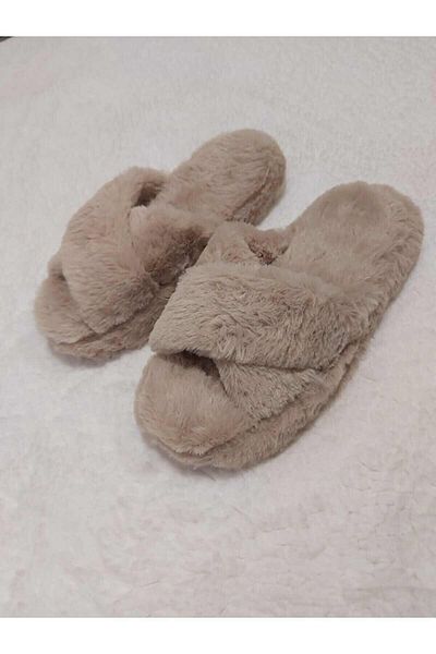 ALTUVATEKS Mink Furry Fluffy House Slippers