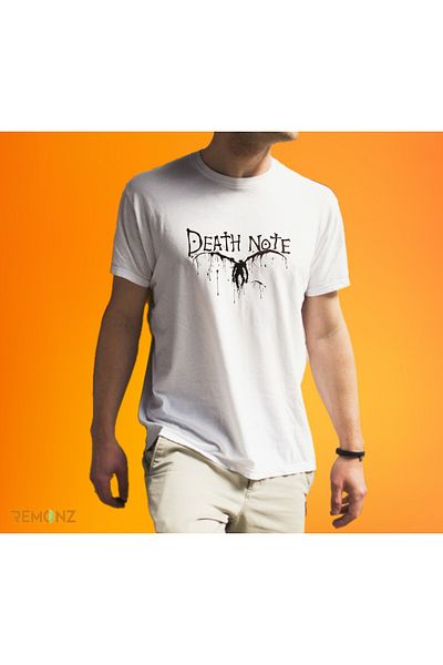 remonz Death Note Printed 100% Cotton Oversize T-shirt Plus Size T-Shirt