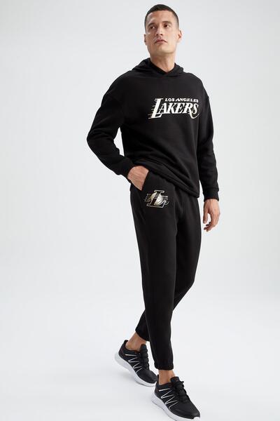 DeFacto Fit Regular Fit Nba Los Angeles Lakers Jogger Eşofman Altı