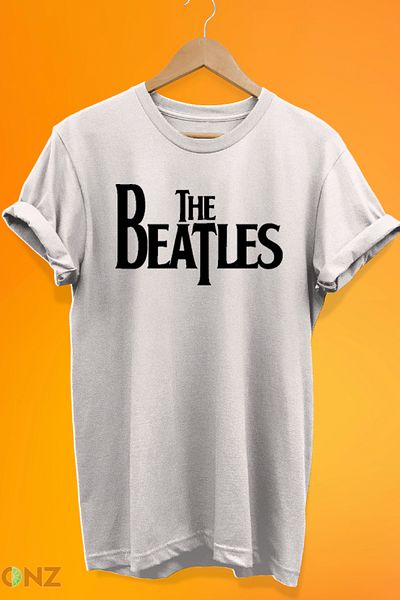 remonz The Beatles Printed 100% Cotton Oversize T-shirt Plus Size T-Shirt