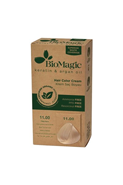 BIOMAGIC Süper Doğal Organic Fildişi Sarısi No. 11.00 Krem Süper Saç Boyası