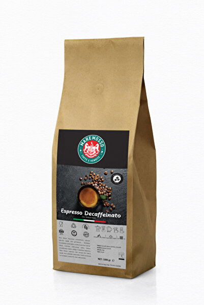 Mare Mosso Caffe ê Vendite Espresso Decaffeinato - Kafeinsiz Espresso Kahve 1...