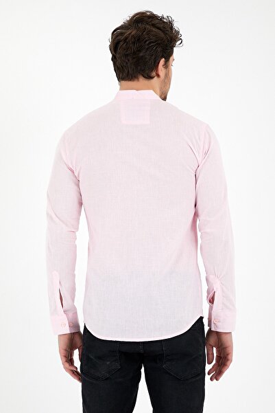 Delpino Uzun Kol Yazlık Keten Gömlek