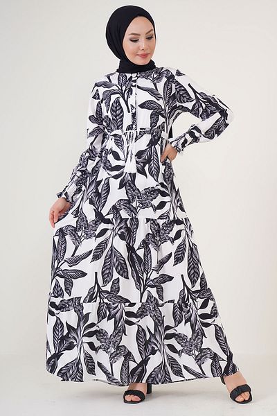 Bigdart Φόρεμα Hijab 2145 Λευκό