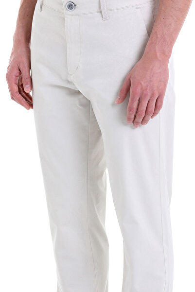 Hatemoğlu Pantaloni din pânză cu buzunar lateral din bumbac, cu ajustare normală