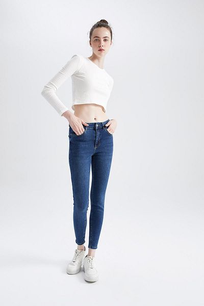 DeFacto Skinny Fit Normal Waist Jean Pants Y8936az22au