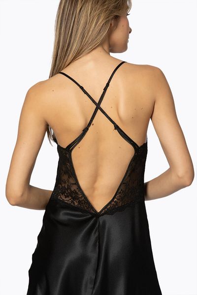 Pierre Cardin Cămașă de noapte din dantelă din satin - 680