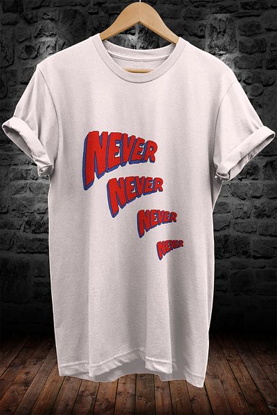 remonz Μπλουζάκι Never Printed 100% Cotton Oversize