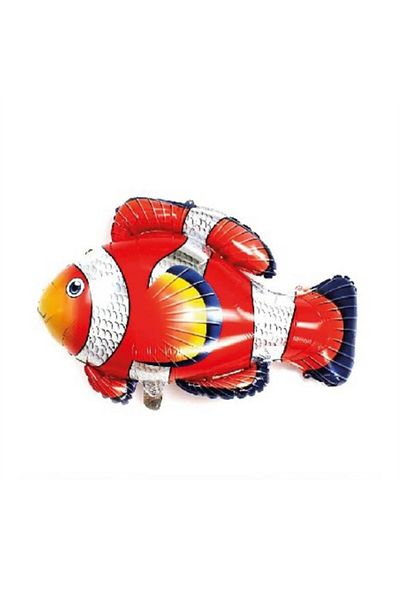 kidspartim Red Fish Foil Balloon 90x70 cm
