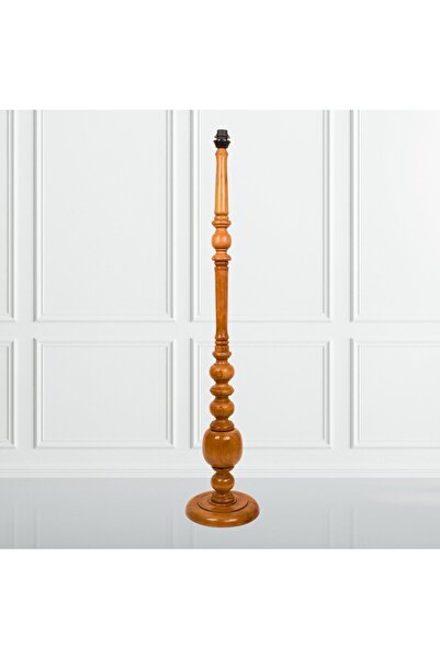 Dekovien Vizon Kadife Klasik Lambader Kumaş Kaplama Ahşap Ayak Vintage LM01206