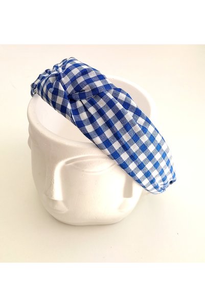 HALHALMILL Colorful Gingham Hair Band Crown