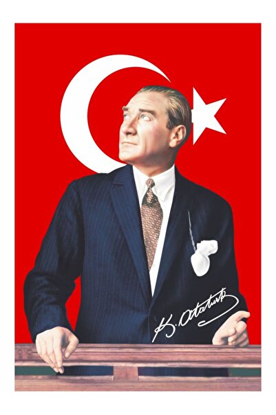 BAYRAK2023 150*225 CM ATATÜRK POSTERİ RAŞEL KUMAŞ