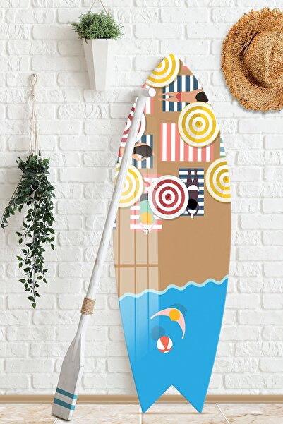 Decovetro ST 4019 Dekoratif Cam Sörf Tahtası 33x100 Cm