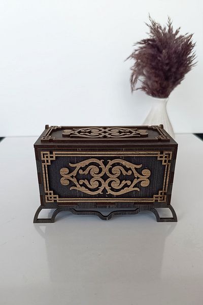 home trend değer verdiklerinize Patterned Wooden Jewelry Box