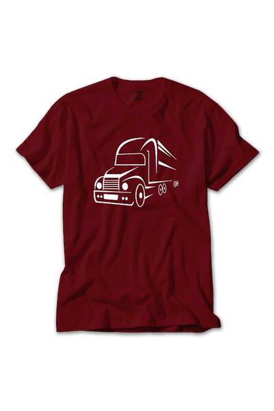 Tomris Hatun Tricou colorat Tır Silüet, culoare roșie, mărimea 5XL