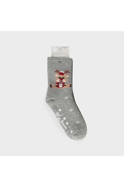 Katamino Snowlet Girls Towel Socks with Abs K25068
